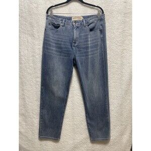 Soft Surroundings High Waist Straight Jeans Trendy Denim Size 14 Stretch